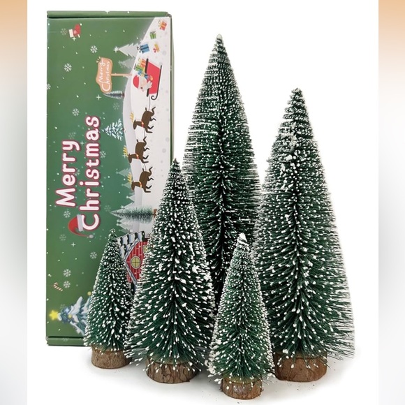 5 Piece Tabletop Christmas Tree Set - Picture 1 of 4